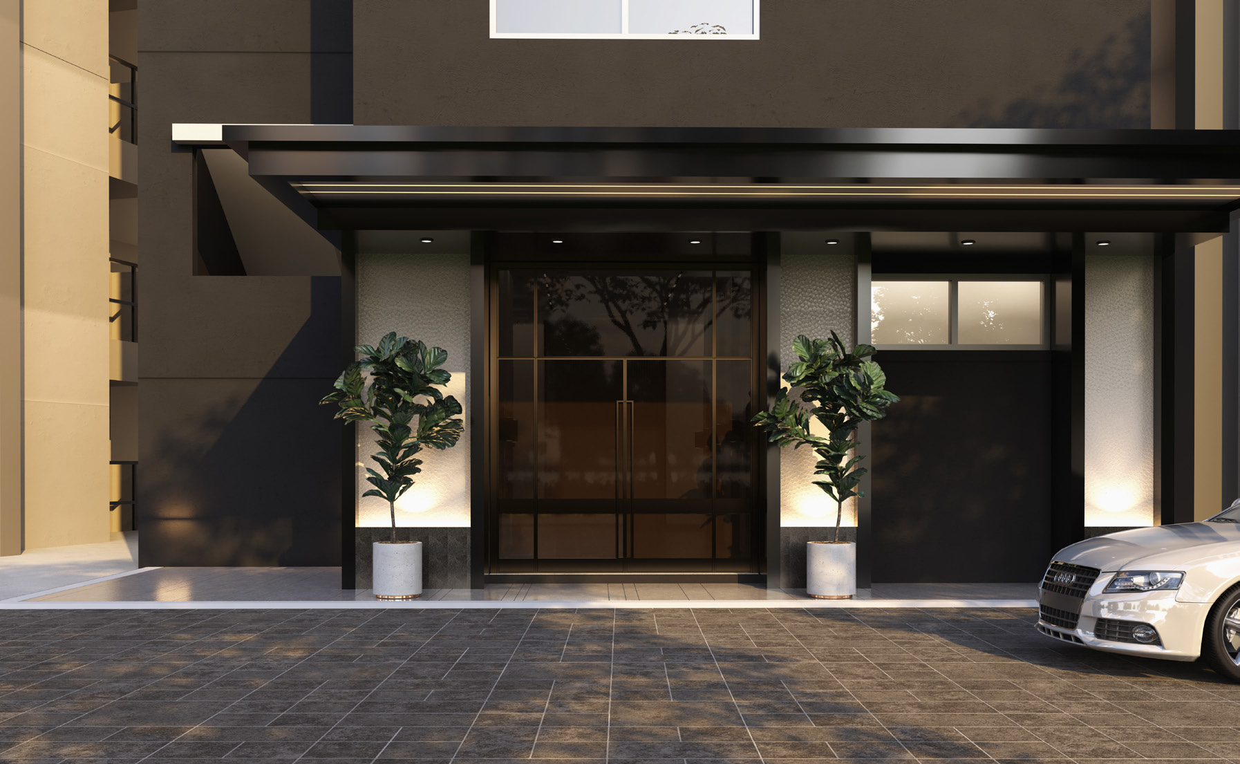 Drop-off entrance